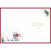 Brilliant Brother Sketchbook Me to You Bear Christmas Card Extra Image 1 Preview